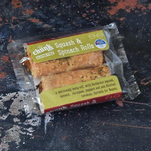 Chunk Gluten Free Squash and Spinach Rolls 6 * 220g