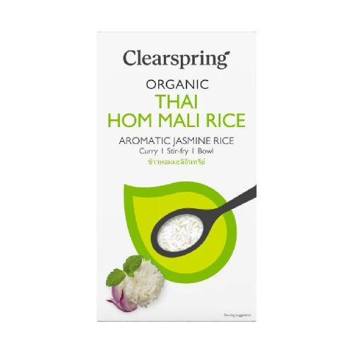 Clearspring Thai Hom Mali White Jasmine Rice 500g Org
