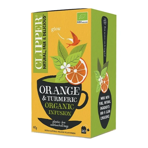 Clipper Orange and Turmeric Infusion 20 bags