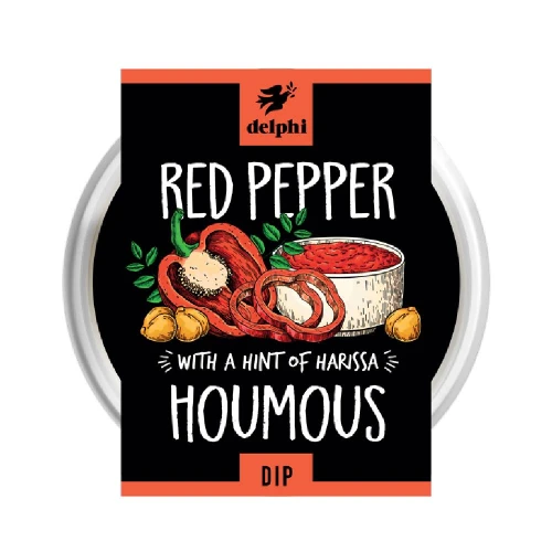 Delphi Foods Red Pepper Houmous 170g