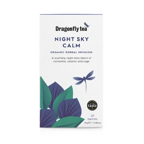 Dragonfly Tea Night Sky Calm Herbal Tea 4 x 20bags