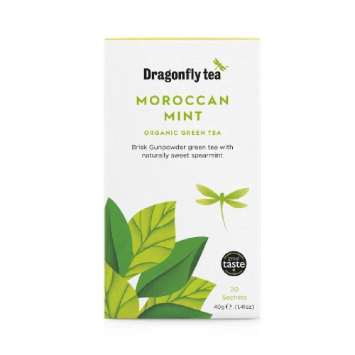 Dragonfly Tea Moroccan Mint Green Tea 4 x 20bags
