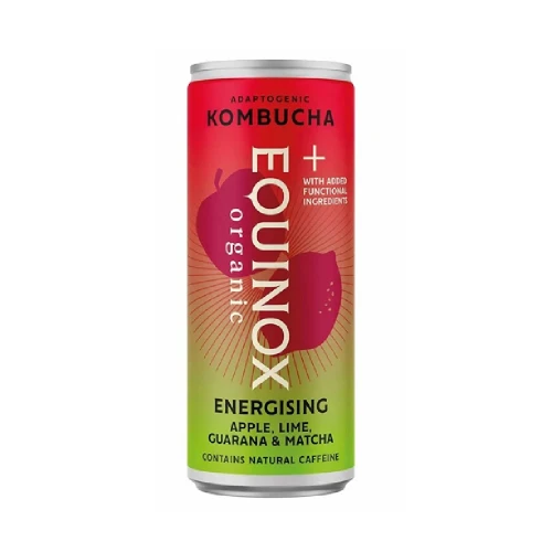 Equinox Kombucha Apple & Lime Adaptogenic Kombucha (12 x 250ml)(Org)