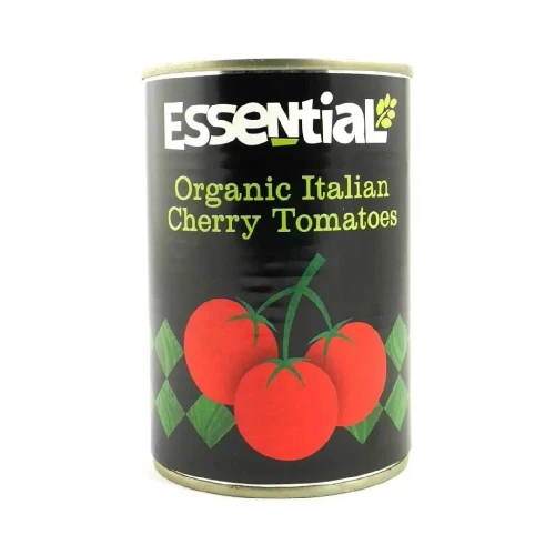 Essential Organic Italian Cherry Tomatoes Tinned Whole 400g