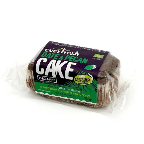 Everfresh Natural Foods Date and Pecan Cake with Sprouted Grain 350g