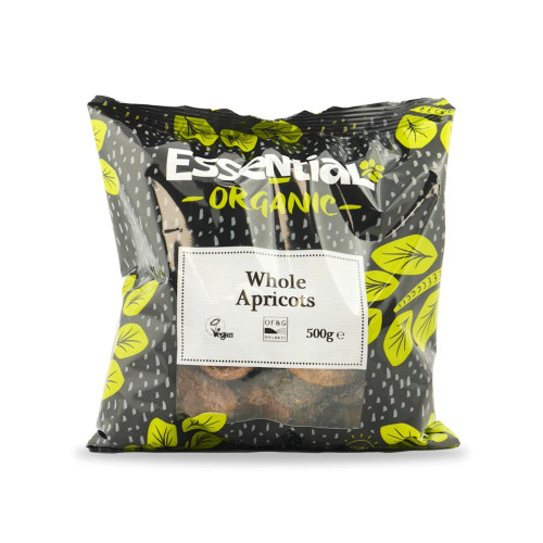 Essential Apricots Wholes Unsulphured 500g