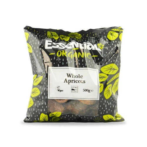 Essential Apricots Wholes Unsulphured 500g