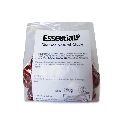 Essential Cherries - Glace Natural Colour 6 x 250g