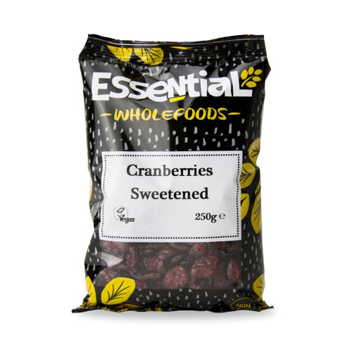 Essential Cranberries Sweetened 250g