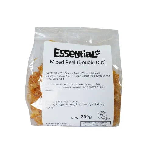 Essential Candied Mixed Peel - Double Cut 6 x 250g
