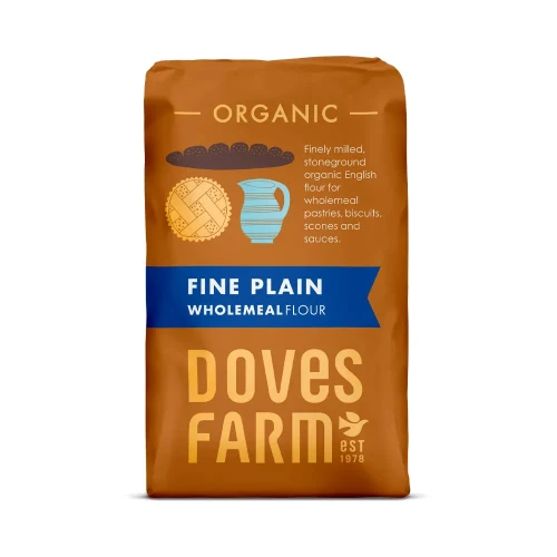 Doves Farm Fine Plain Wholemeal Flour 1 kg