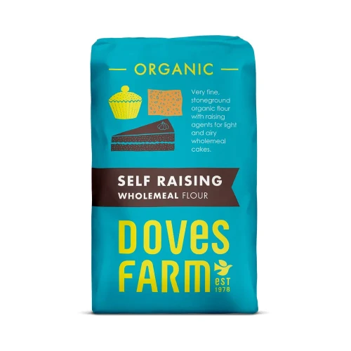 Doves Farm 100% Wholewheat Self Raising 1 kg