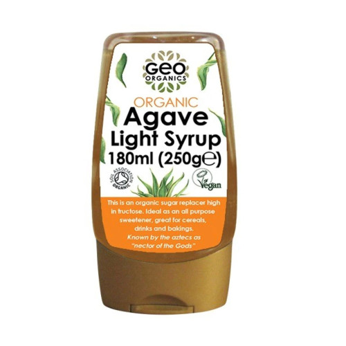 Geo Organics Agave Light Syrup 180ml