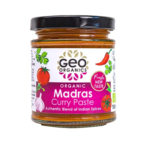 Geo Organics Madras Curry Paste 180g