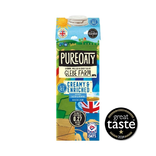 Glebe Farm Oat Drink Creamt & Enriched 6 x 1ltr
