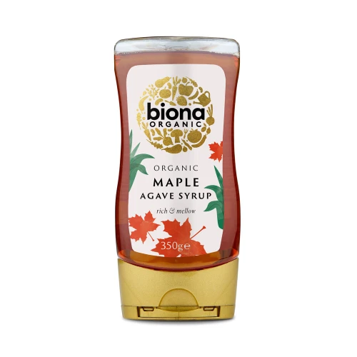 Biona Maple Agave Syrup - Squeezy Bottle 6 * 350g