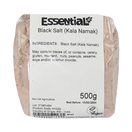 Essential Black Salt Kala Namak 500g