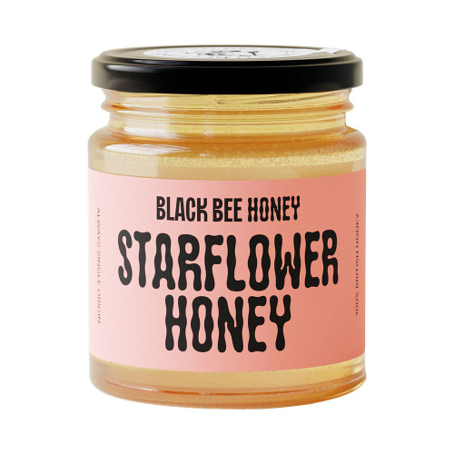 Black Bee Honey British Starflower Honey 227g