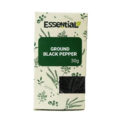 Essential Black Pepper Ground 6 x 30g