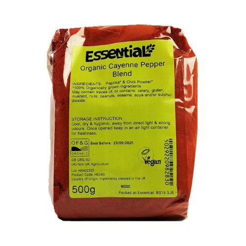 Essential Cayenne Pepper Blend (Organic) 500g