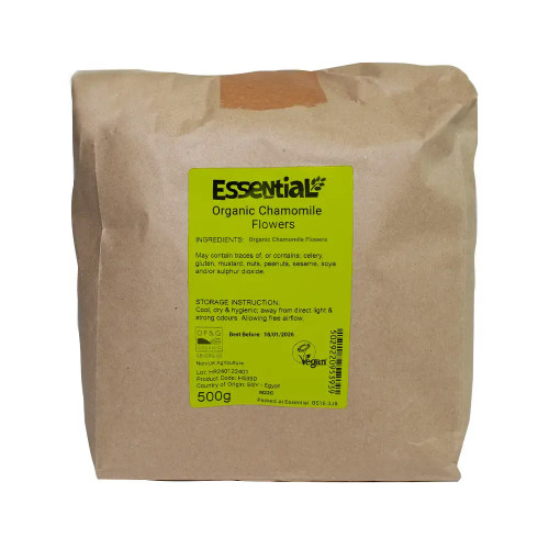Essential Chamomile Flowers (Organic) 500g