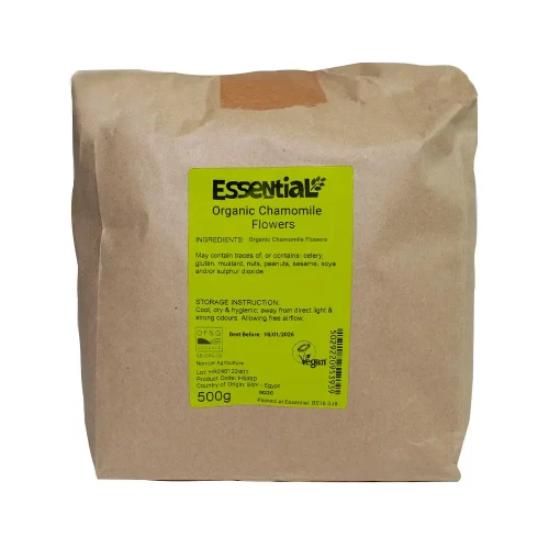 Essential Chamomile Flowers (Organic) 500g