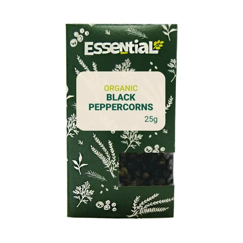 Essential Black Peppercorns 6 x 25g