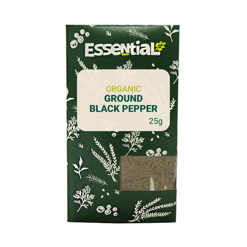 Essential Black Pepper Ground 6 x 25g