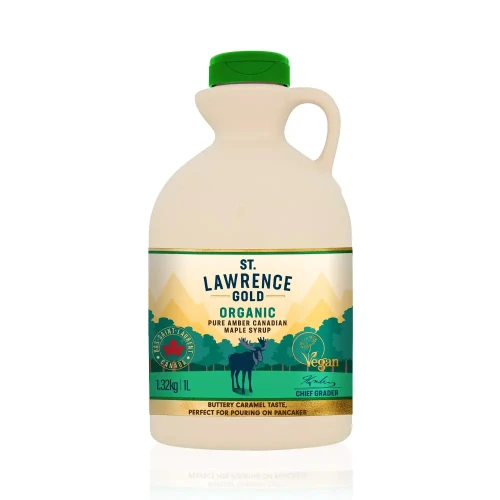 St Lawrence Gold Canadian Maple Syrup - Amber Grade A 6 * 1ltr
