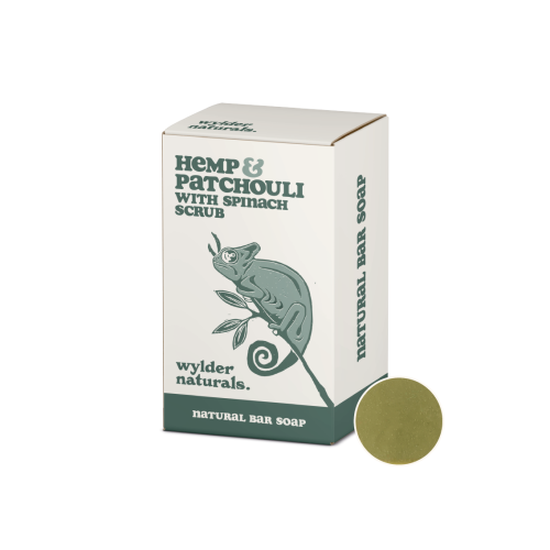 Wylder Naturals Natural Soap Hemp Seed Oil & Patchouli w/ Scrub (8 * 120g)