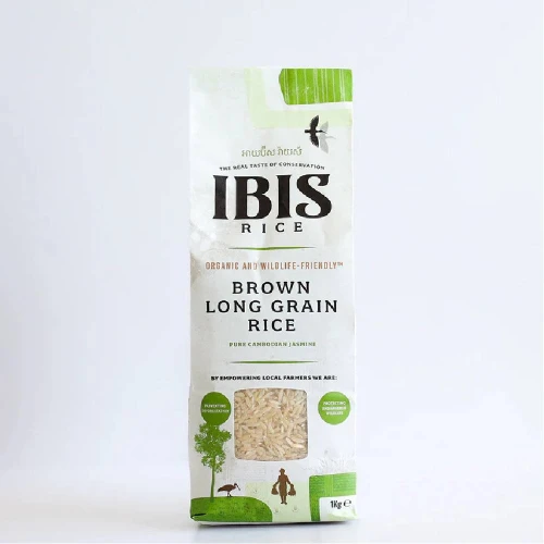 IBIS Brown Long Grain Jasmine Rice 1kg Org
