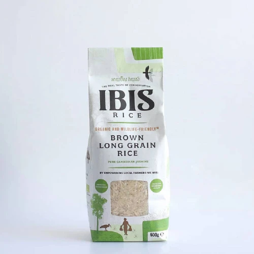 IBIS Brown Long Grain Jasmine Rice 500g Org