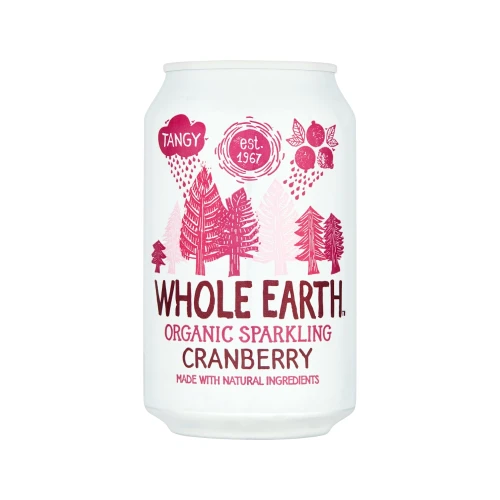 Whole Earth Sparkling Mountain Cranberry Juice 330ml