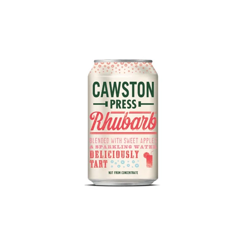 Cawston Press Sparkling Rhubarb Drink Can 330ml
