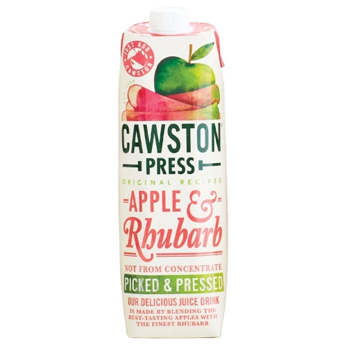 Cawston Press Apple And Rhubarb Juice 1ltr