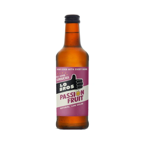 Lo Bros Kombucha - Passionfruit 330ml