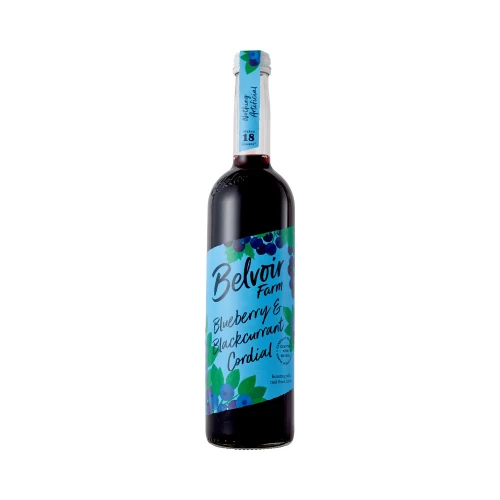 Belvoir Farms Blueberry & Blackcurrant Cordial 6 * 500ml
