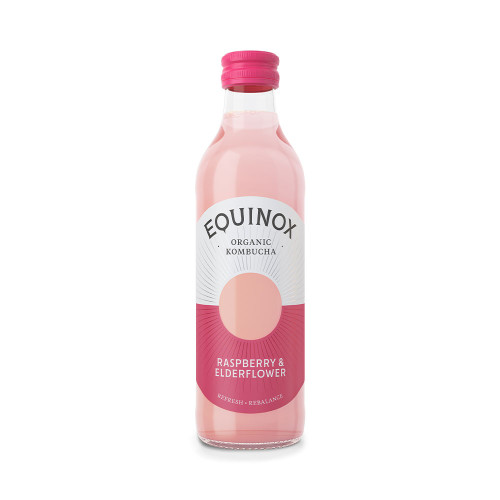 Equinox Kombucha Raspberry & Elderflower 275ml