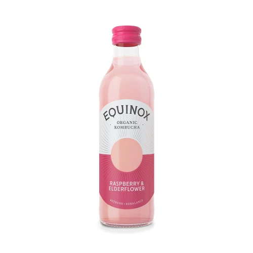 Equinox Kombucha Raspberry & Elderflower 275ml