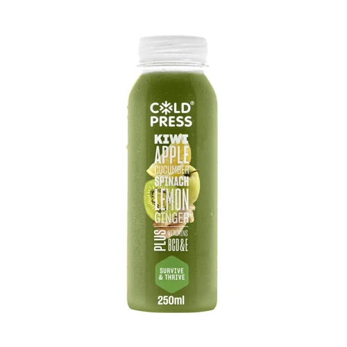 Coldpress Survive & Thrive Kiwi Apple and Cucumber Super Juice