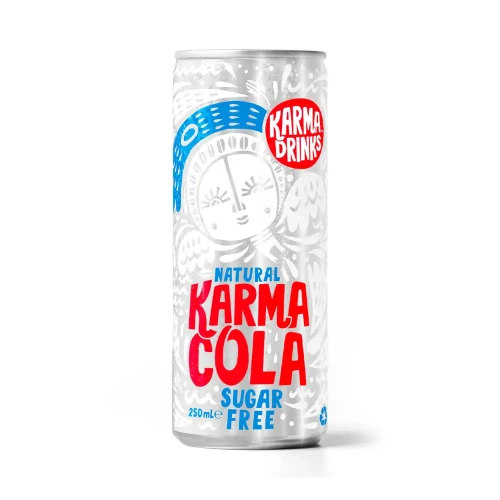 Karma Drinks Karma Cola - Sugar Free Cans 24 x 250ml