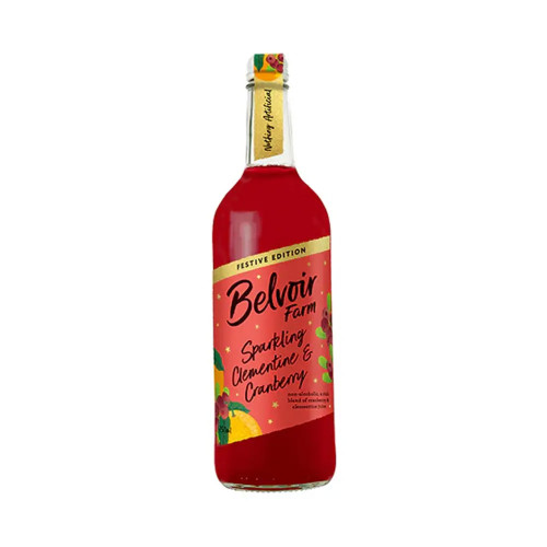 Belvoir Farms Sparkling Clementine and Cranberry 750ml