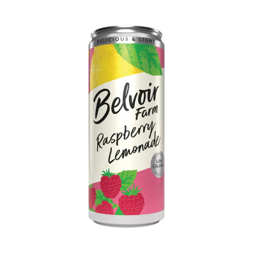 Belvoir Farms Sparkling Raspberry Lemonade Cans 330ml