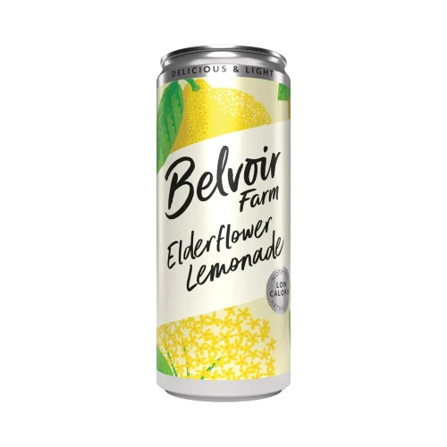 Belvoir Farms Sparkling Elderflower Lemonade Cans 12 x 330ml