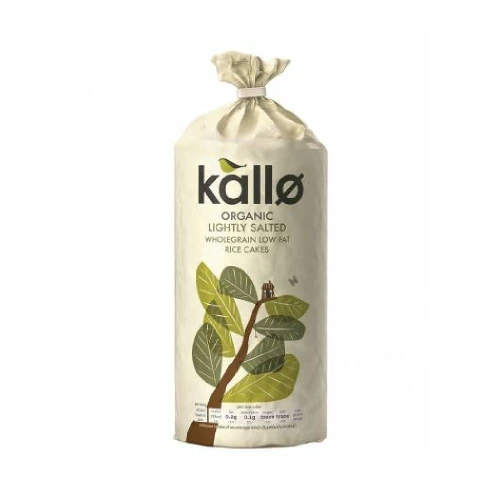 Kallo Rice Cakes Lightly Salted 130g