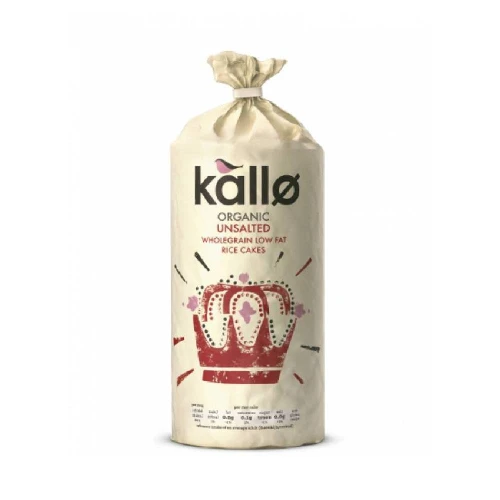 Kallo Rice Cakes Unsalted 130g