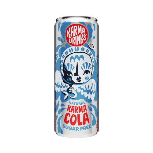 Karma Drinks Karma Cola - Sugar Free Cans 24 x 250ml