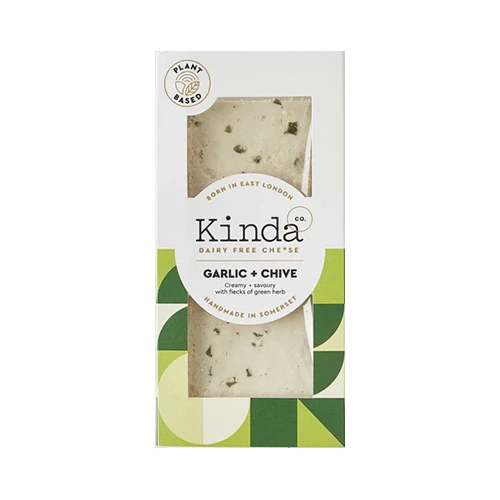 Kinda Co Garlic and Chive Cheese 120g