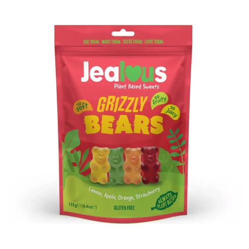 Jealous Sweets Grizzly Bears Share Bag 125g