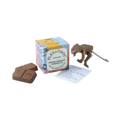 PLAYin CHOC PLAYin CHOC Dinosaurs ToyChoc Box 20g